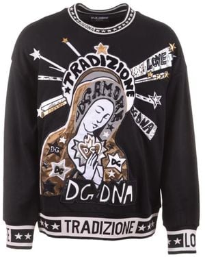 Dolce & Gabbana Sweatshirts - Negro