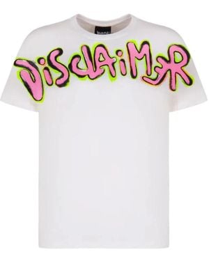 DISCLAIMER T-Shirts - Bianco