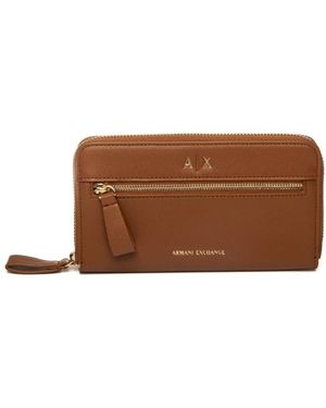 ARMANI EXCHANGE Wallets & Cardholders - Marrón