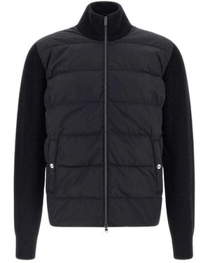 Herno Truien & Vesten ,Blauw ,Wol Gewatteerd Vest