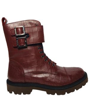 Pollini Lace-Up Boots - Brown