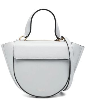 Wandler Bags. Grau - Mettallic