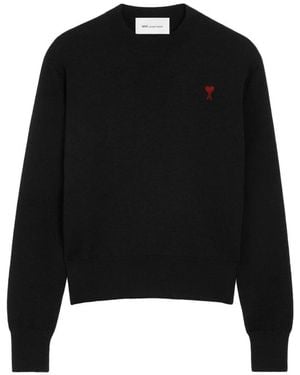 Ami Paris Sweatshirts - Negro