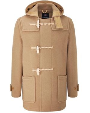 Gloverall Single-Breasted Coats - Natural