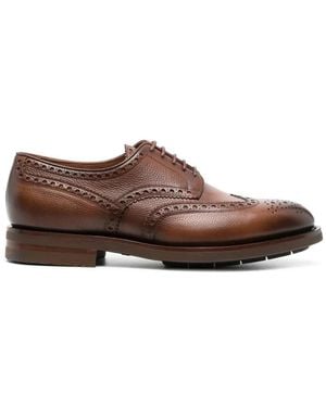 Santoni Leder-Derbys - Braun