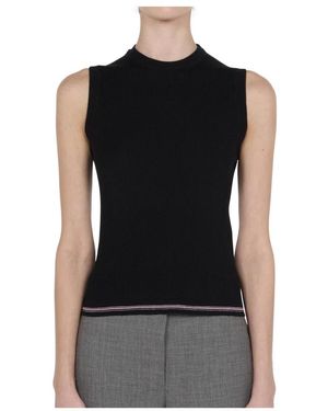 Thom Browne Tops ,Zwart ,Wol Tops