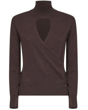 Herno Rundhals-Pullover Für Die Resort-Kollektion - Braun