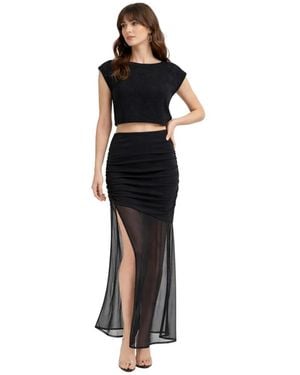 Liviana Conti Maxi Skirts - Black