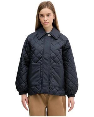 Barbour Jassen ,Blauw ,Leer Laoise Quilted Jacket
