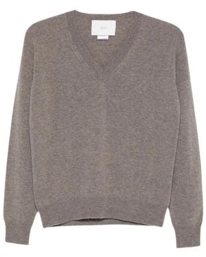 Vanisé V-Neck Knitwear - Grigio