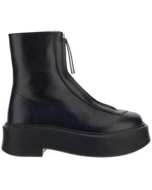 The Row Ankle Boots - Black