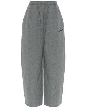Balenciaga Broeken ,Grijs ,Katoen Barrel Trainingsbroeken