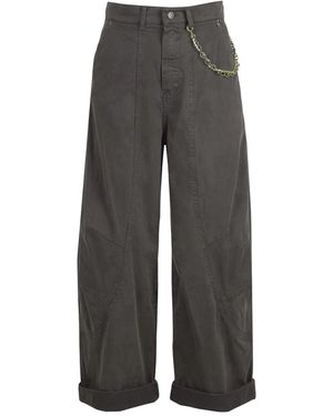 Souvenir Clubbing Wide Trousers - Grey