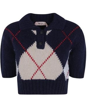 N°21 Polo Shirts - Azul