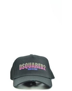 DSquared² Schwarze Baumwollhüte Hergestellt - Grün