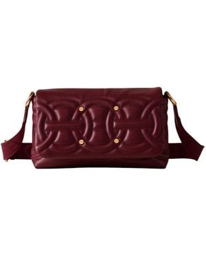Borbonese Rondò Crossbody Bag - Rot
