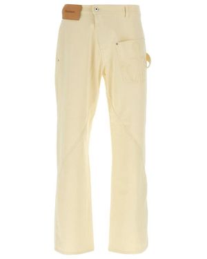 JW Anderson Wide Jeans - Natural