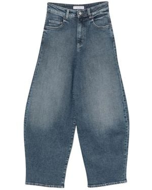 ICON DENIM Cropped Jeans - Blu