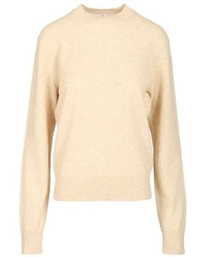 Acne Studios Round-Neck Knitwear - Natural