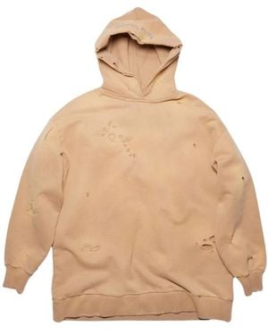 Acne Studios Hoodies & Sweatvesten ,Camel Hoodie - Naturel