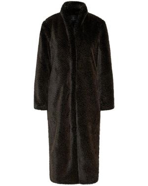 Bruuns Bazaar Furrybbcasala coat marrone scuro - Nero