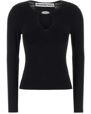 Alexander Wang Long Sleeve Tops - Blue