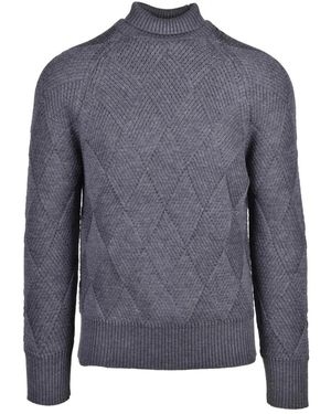 Alpha Studio Turtlenecks - Blue