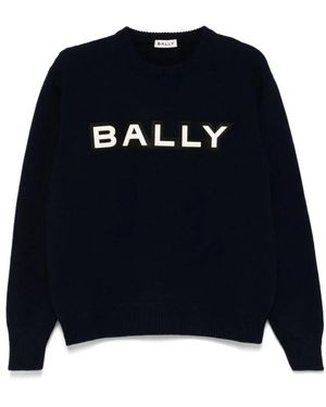 Bally Round-Neck Knitwear - Blue