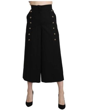 Dolce & Gabbana Cropped Pants - Black