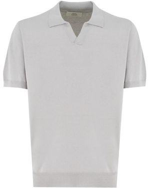 Mauro Ottaviani Essentielles Polo-Shirt Mit Seitentasche - Grau