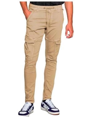 Pepe Jeans Slim-Fit Trousers - Natural