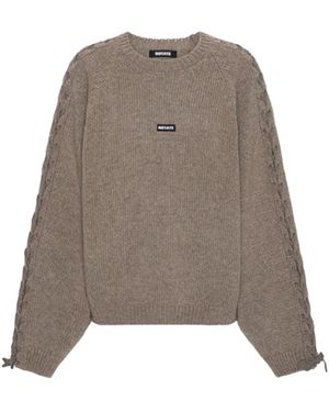 ROTATE BIRGER CHRISTENSEN Round-Neck Knitwear - Grey