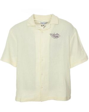Edwin Short Sleeve Shirts - White