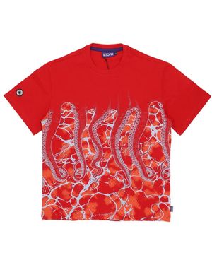 Octopus T-Shirts - Red