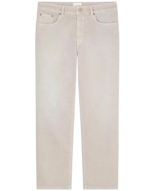 Closed Cropped Jeans - Bianco