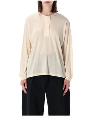 Studio Nicholson Long Sleeve Tops - Natural
