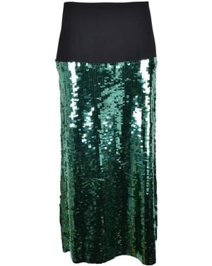 Erika Cavallini Semi Couture Maxi Skirts - Green