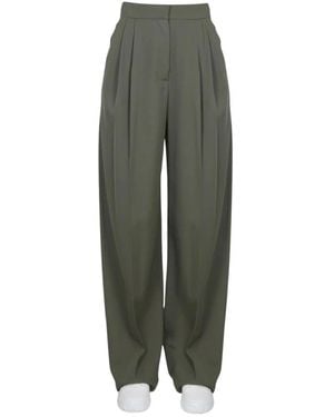 McQueen Wide Trousers - Verde