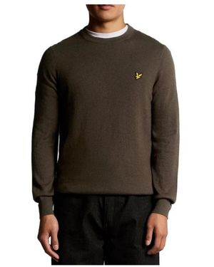 Lyle & Scott Round-Neck Knitwear - Brown