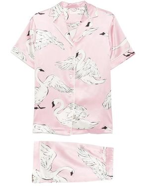 Olivia Von Halle Nachtkleding ,Veelkleurig ,Pyjamas - Roze