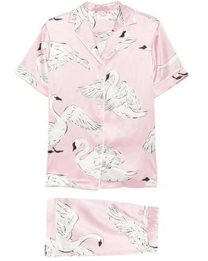Olivia Von Halle Nachtkleding ,Veelkleurig ,Pyjamas - Roze