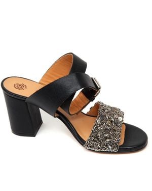 Maliparmi Heeled Mules - Brown