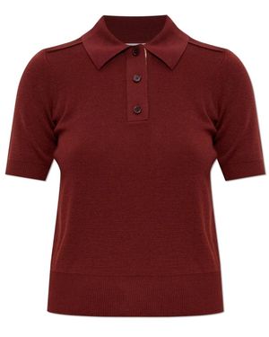 Burberry Polo Shirts - Rojo