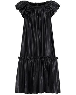 Comme des Garçons Kleid Mit Puffärmeln - Schwarz