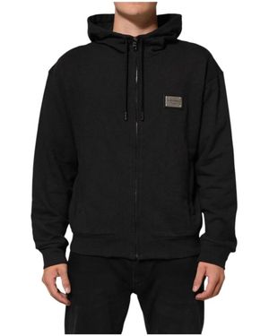 Dolce & Gabbana Hoodies - Black