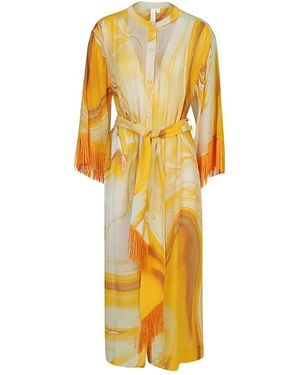 Jonathan Simkhai Midi Dresses - Yellow
