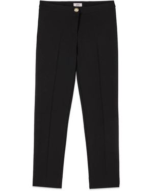 Oltre Slim-Fit Trousers - Negro