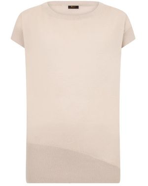 Moorer Knitted Dresses - Natural