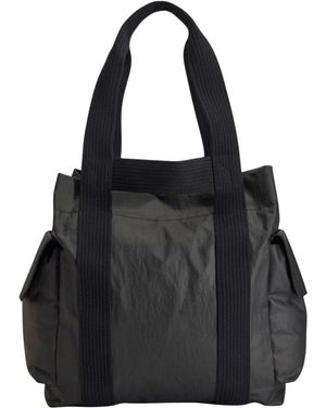 Y-3 Logo Motif Werk Tote Bag - Zwart