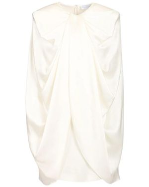 Stella McCartney Cape Mini Jurk - Wit